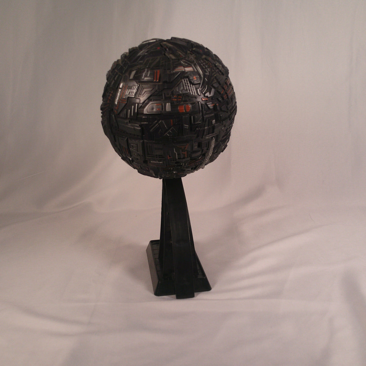 Borg Sphere, front view showing surface detail