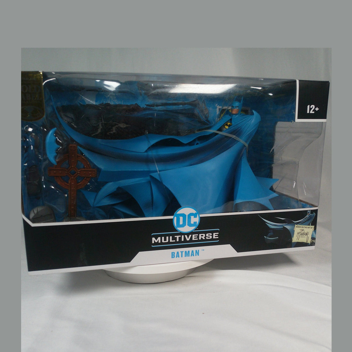Batman: Year Two box at an angle showing the Gold Label seal