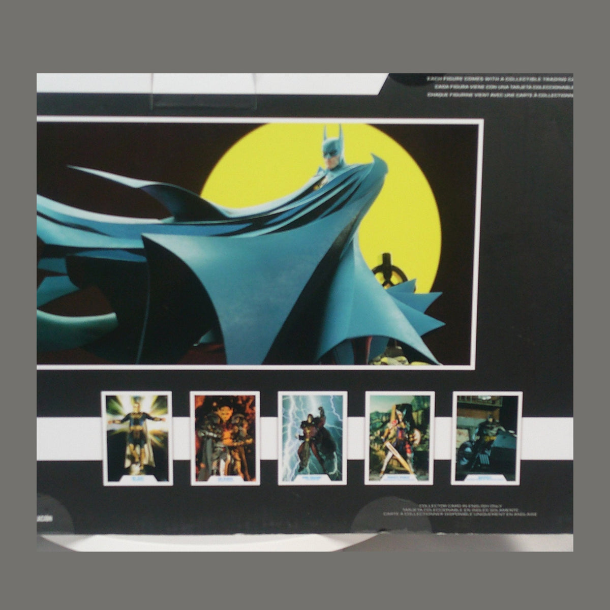 Batman: Year Two box art panel with collector trading cards