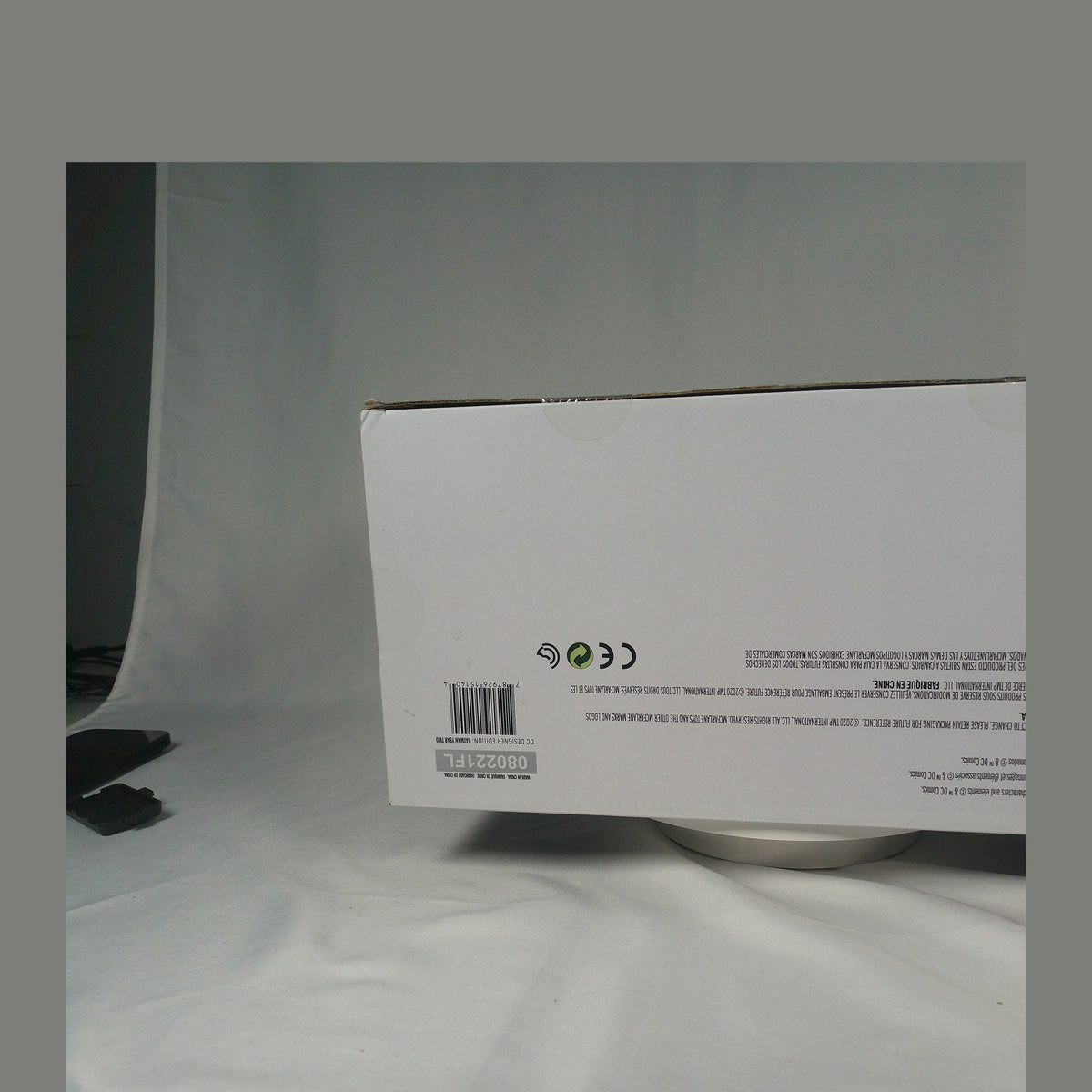 Batman: Year Two box bottom label and barcode
