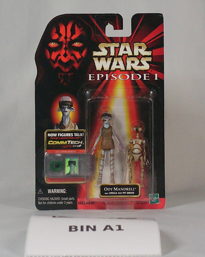 Star Wars — Ody Mandrell with Otoga 222 Pit Droid, Episode I CommTech (MOC)