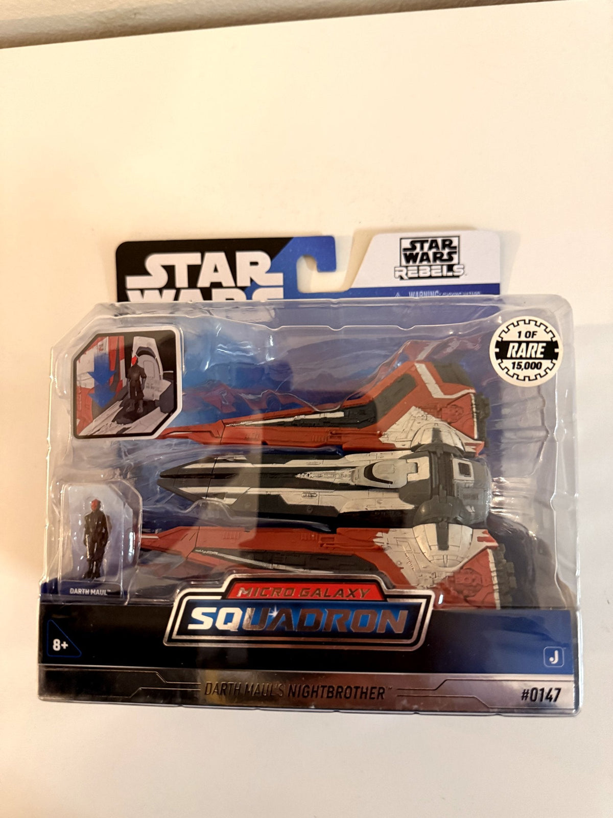Star Wars Micro Galaxy Squadron Darth Maul's Nightbrother #0147 — Rare 1 of 15,000 — Sealed