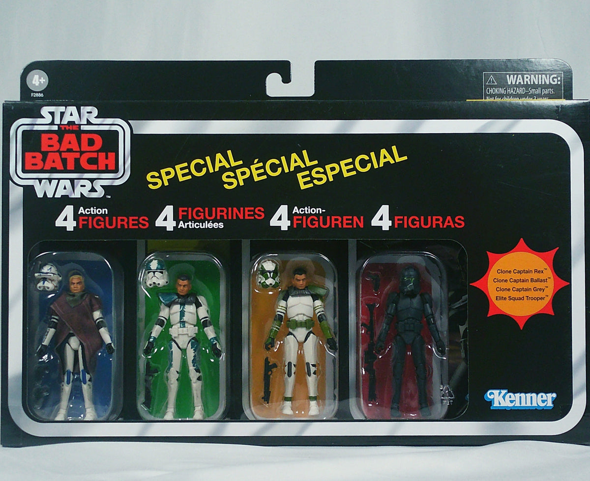 Bad Batch Special 4-Pack with Clone Captain Rex