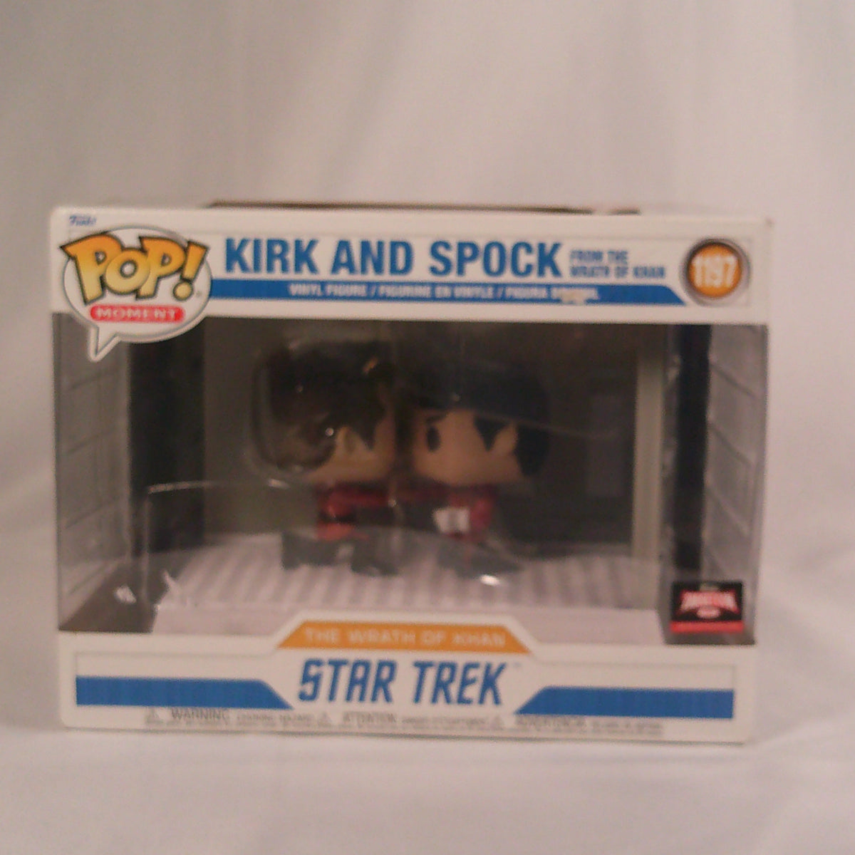 Funko Pop Moment Kirk and Spock 1197, sealed box front