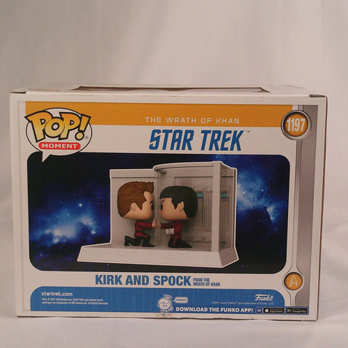 Funko Pop Moment Kirk and Spock 1197, box back