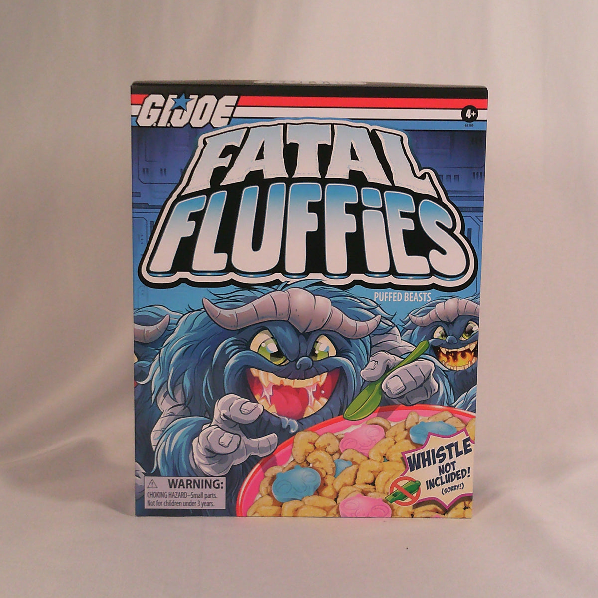 G.I. Joe Classified Fatal Fluffies, cereal-box outer sleeve