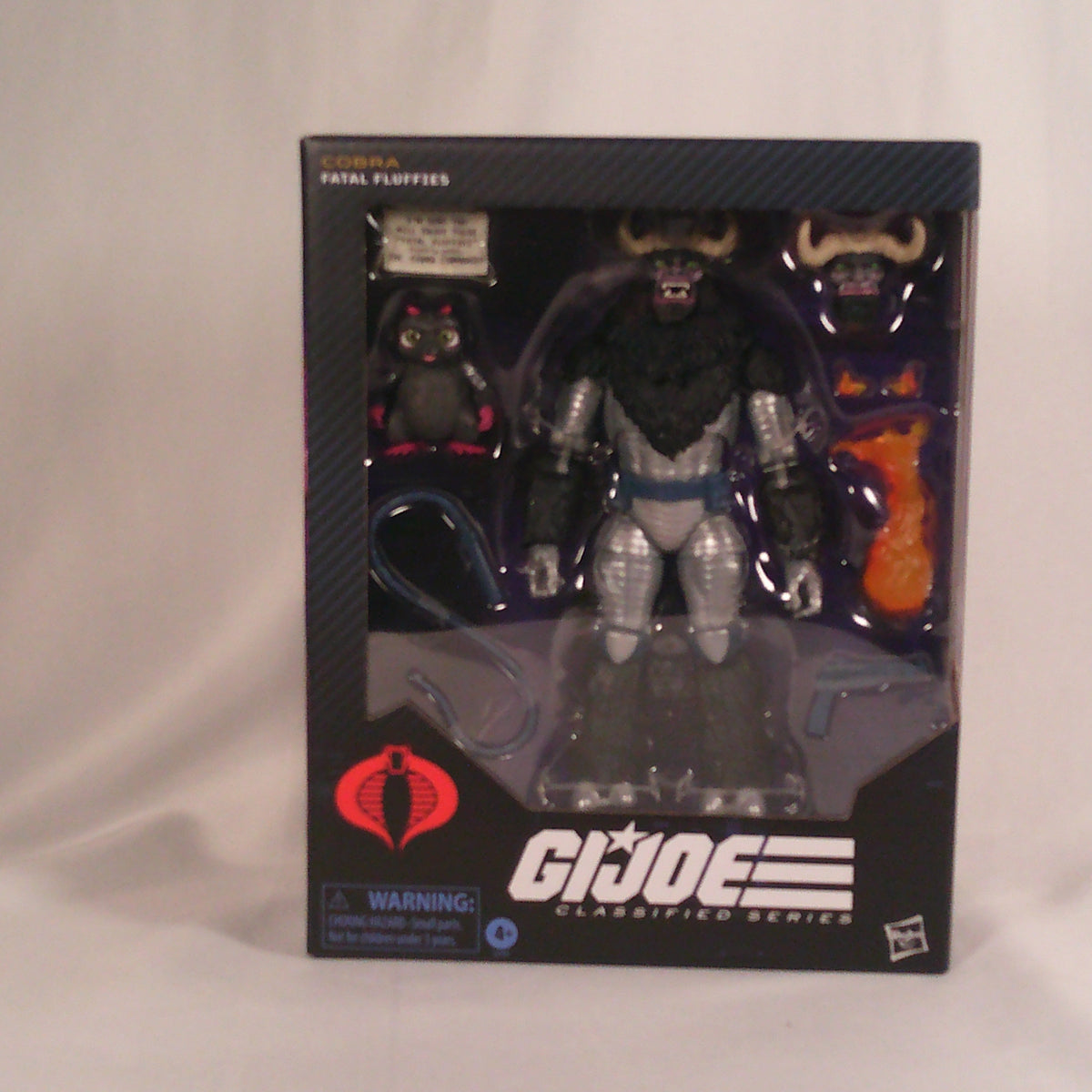 G.I. Joe Classified Fatal Fluffies, window box with figure and accessories