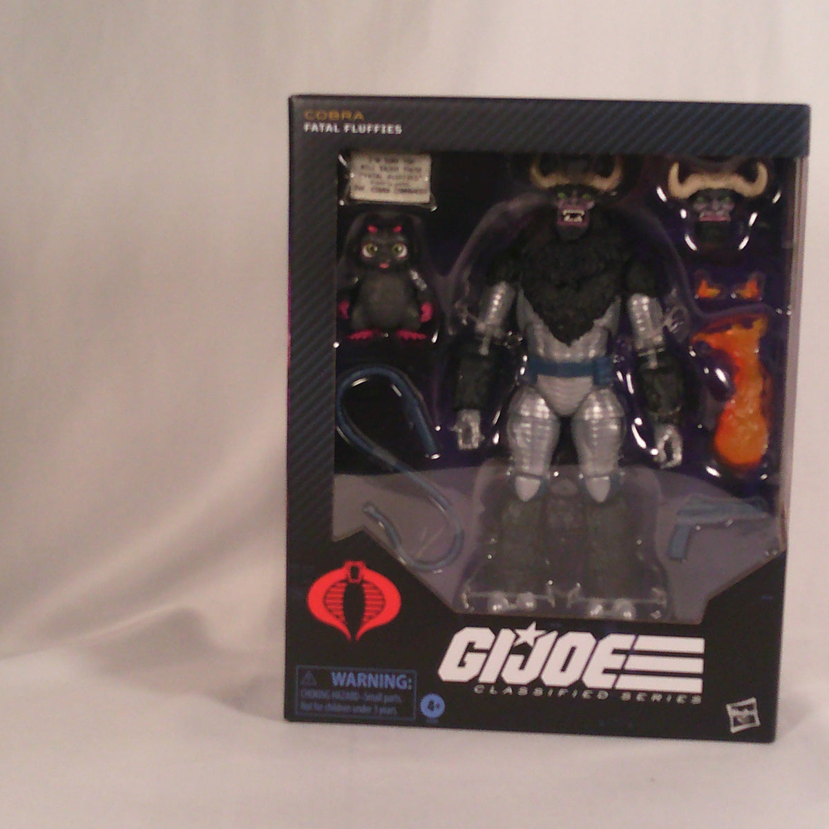 G.I. Joe Classified Fatal Fluffies, window box angled