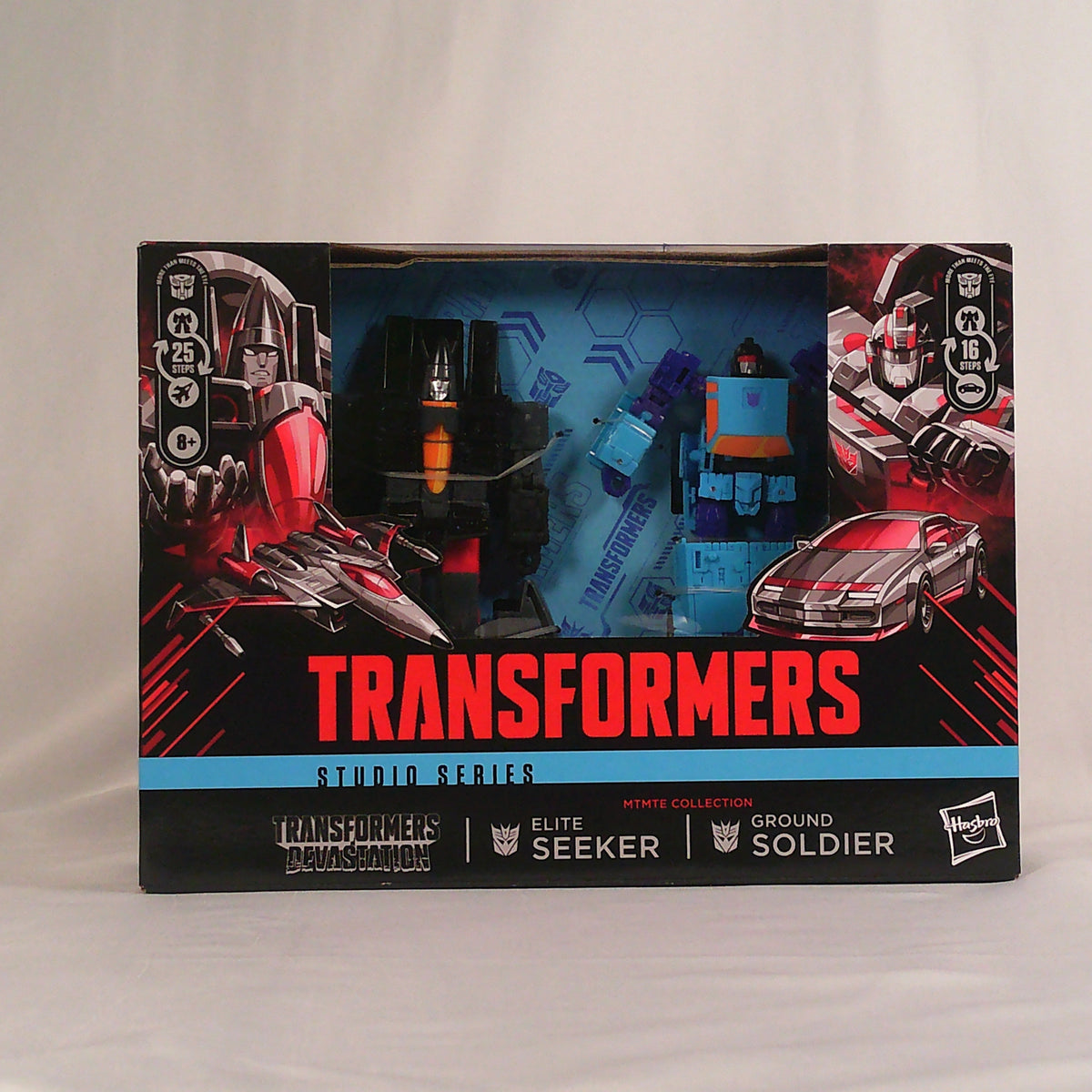 Transformers Devastation Elite Seeker and Ground Soldier 2-pack, sealed box front