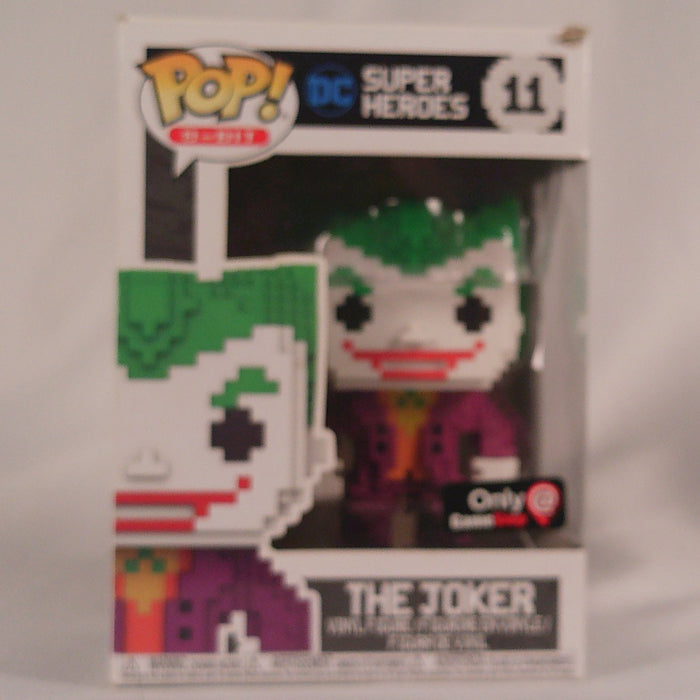 The Joker (8-Bit) — Funko Pop! DC Super Heroes #11, GameStop Exclusive
