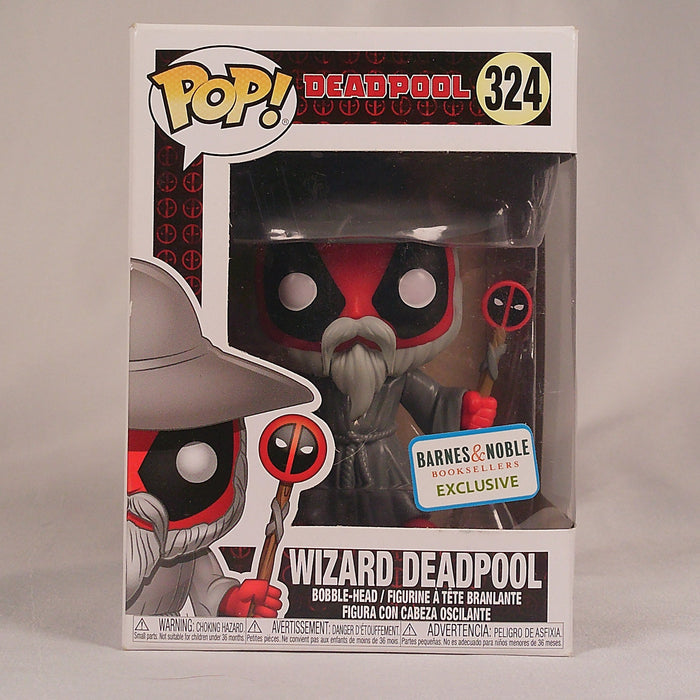 Wizard Deadpool (Bobble-Head) — Funko Pop! Marvel #324, Barnes & Noble Exclusive