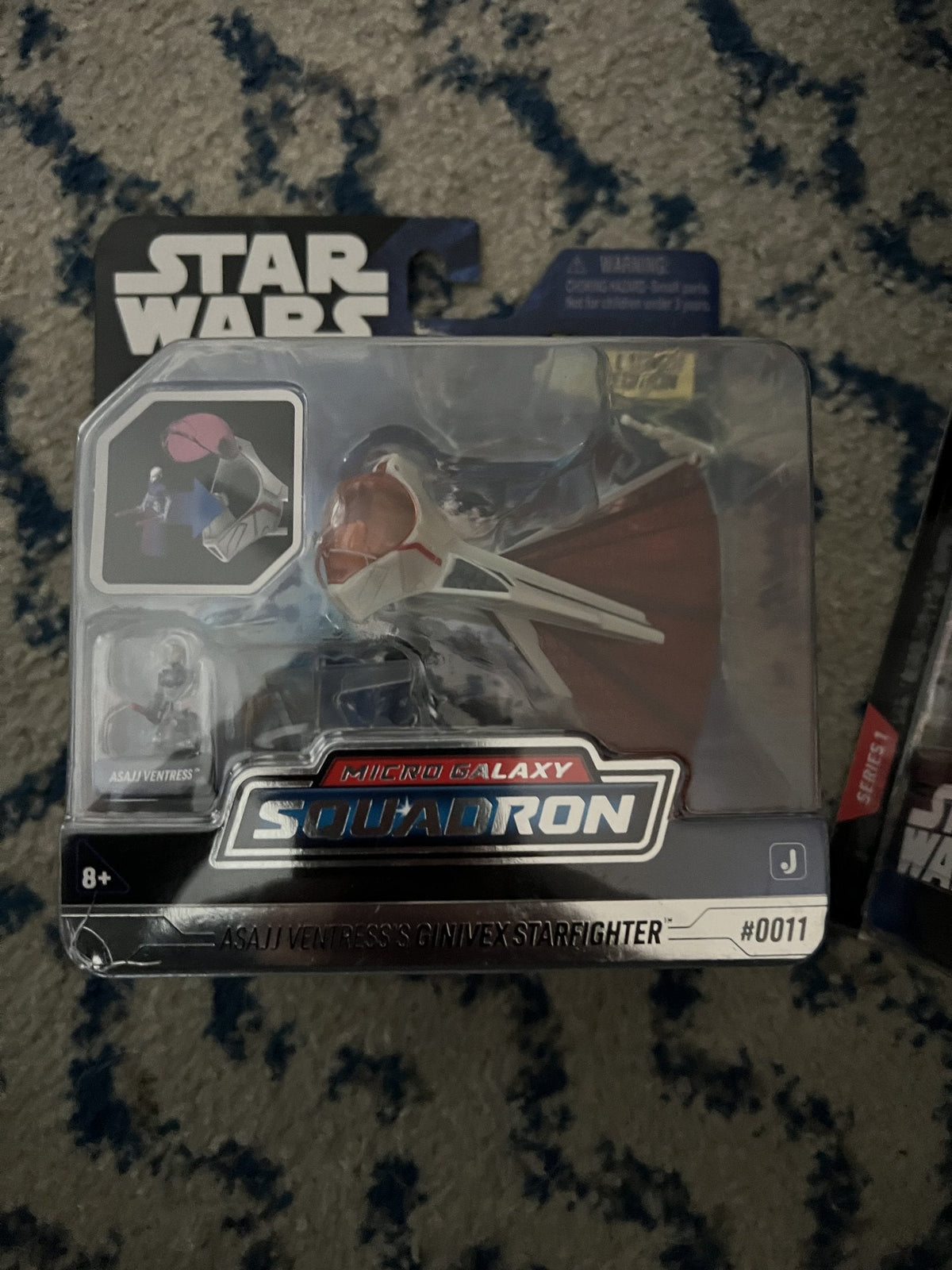 Star Wars Micro Galaxy Squadron Asajj Ventress's Ginivex Starfighter #0011 — Sealed