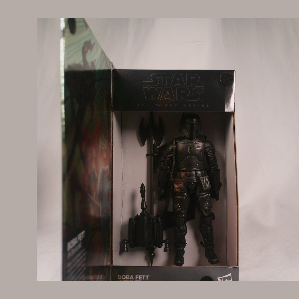 Boba Fett In Disguise figure visible in packaging