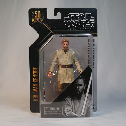 Obi-Wan Kenobi Black Series 50th Anniversary Kenner card, sealed