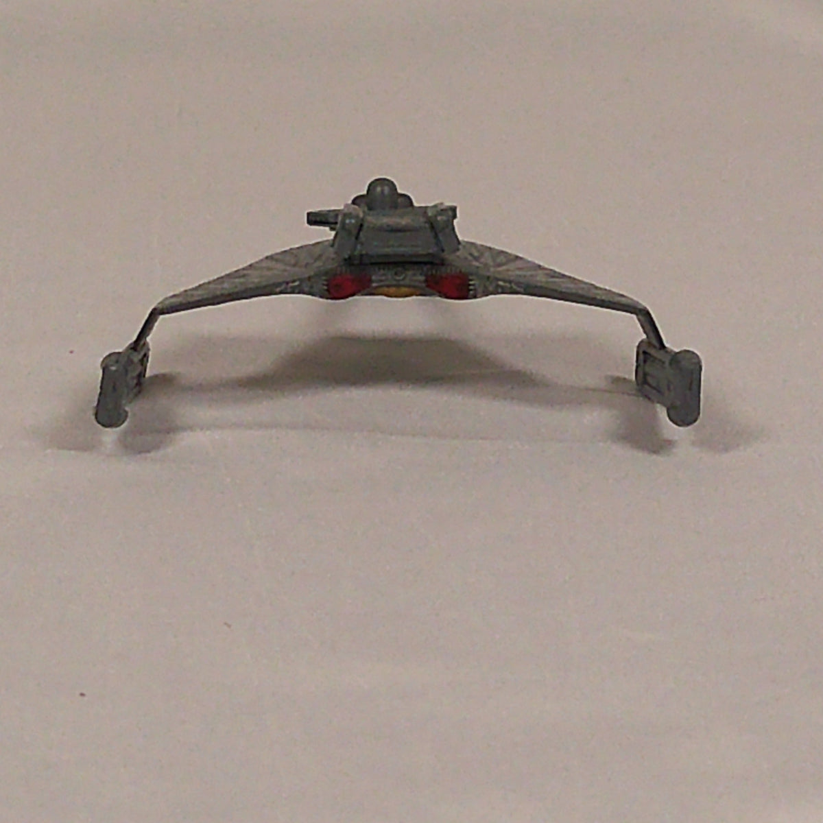 Klingon D7 Battle Cruiser die-cast starship, front view