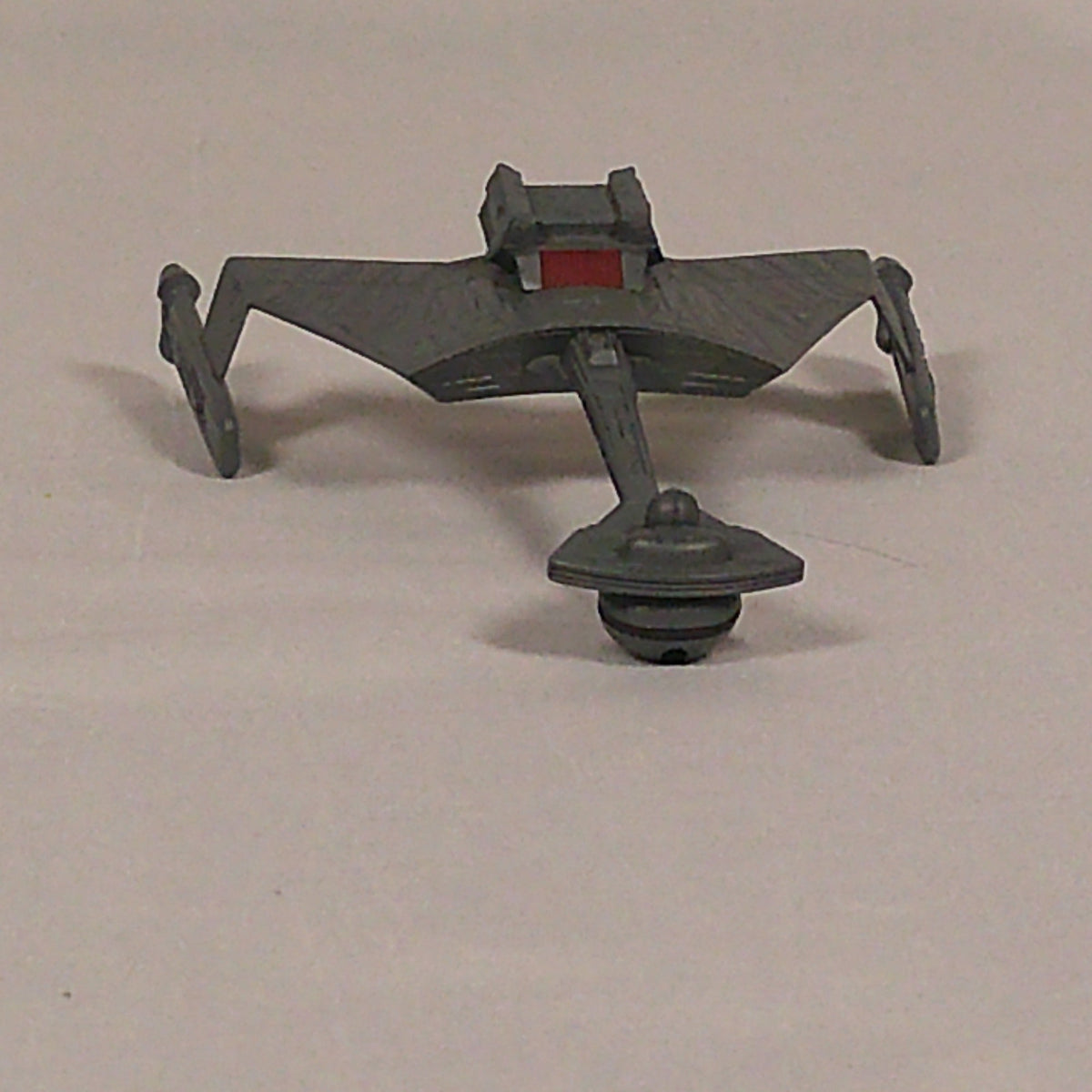 Klingon D7 Battle Cruiser die-cast starship, side profile