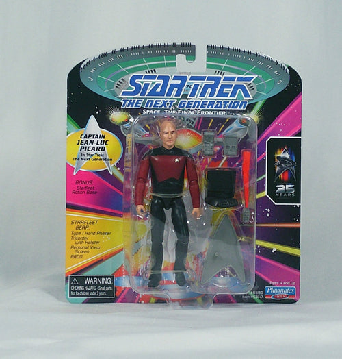 Captain Jean-Luc Picard Playmates figure sealed on the Star Trek 35th Anniversary card