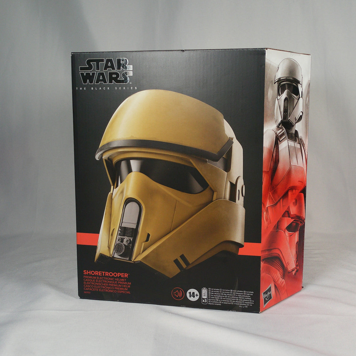 Shoretrooper helmet box, front angle
