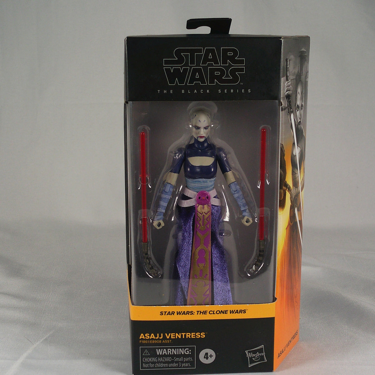 Asajj Ventress box, angled view