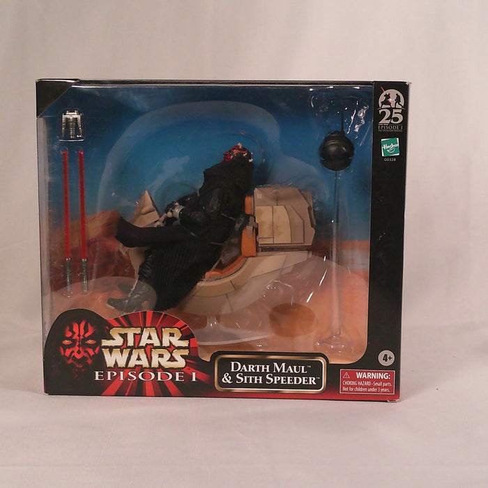 Star Wars Black Series Darth Maul & Sith Speeder — Phantom Menace 25th — Sealed