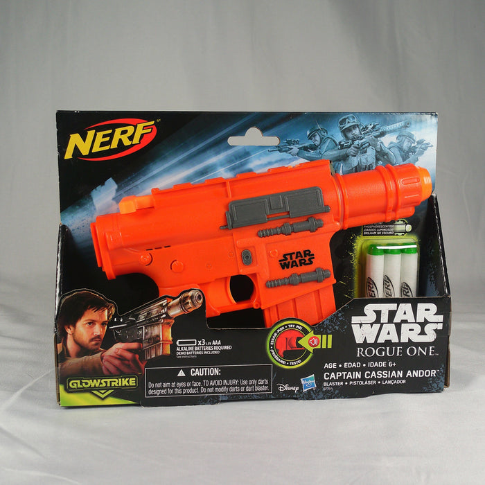 Nerf Star Wars Rogue One Captain Cassian Andor GlowStrike Blaster (Boxed)