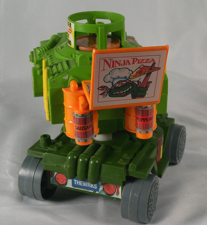 TMNT Pizza Thrower Vehicle - 1989 Playmates - NOT WORKING, Parts or Display