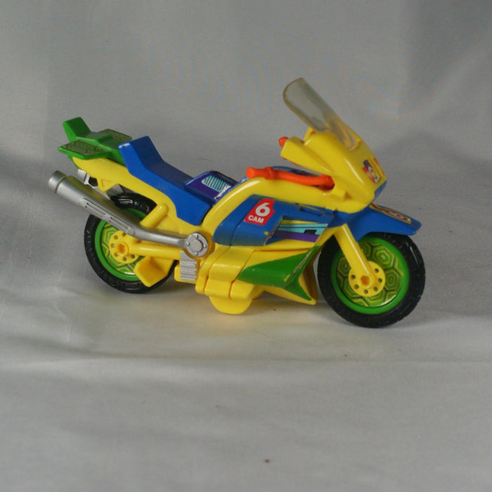 TMNT Channel 6 Ninja Newscycle - 1991 Playmates, April O'Neil's Motorcycle