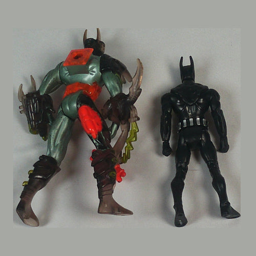 Two Batman Beyond figures including Terry McGinnis in the black suit