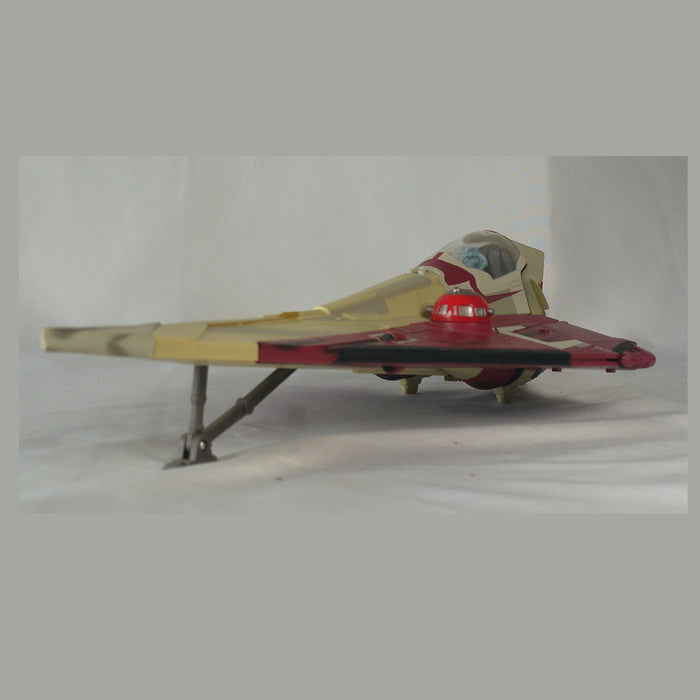 Obi-Wan Kenobi's Jedi Starfighter (Delta-7) - Star Wars Attack of the Clones, Hasbro 2002, Loose