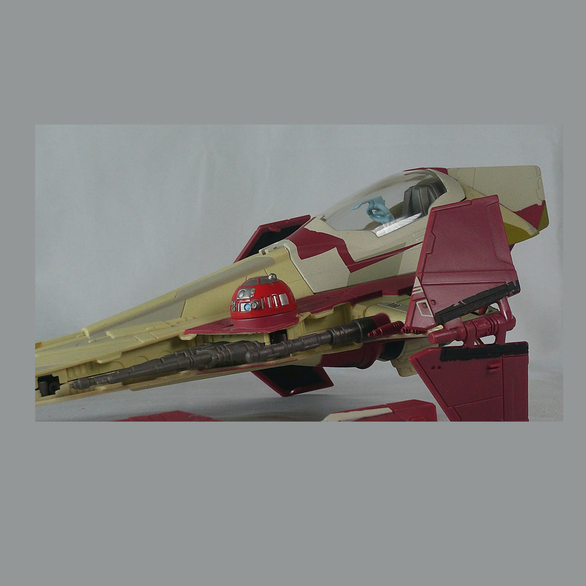 Obi-Wan Kenobi's Jedi Starfighter (Delta-7) - Star Wars Attack of the Clones, Hasbro 2002, Loose