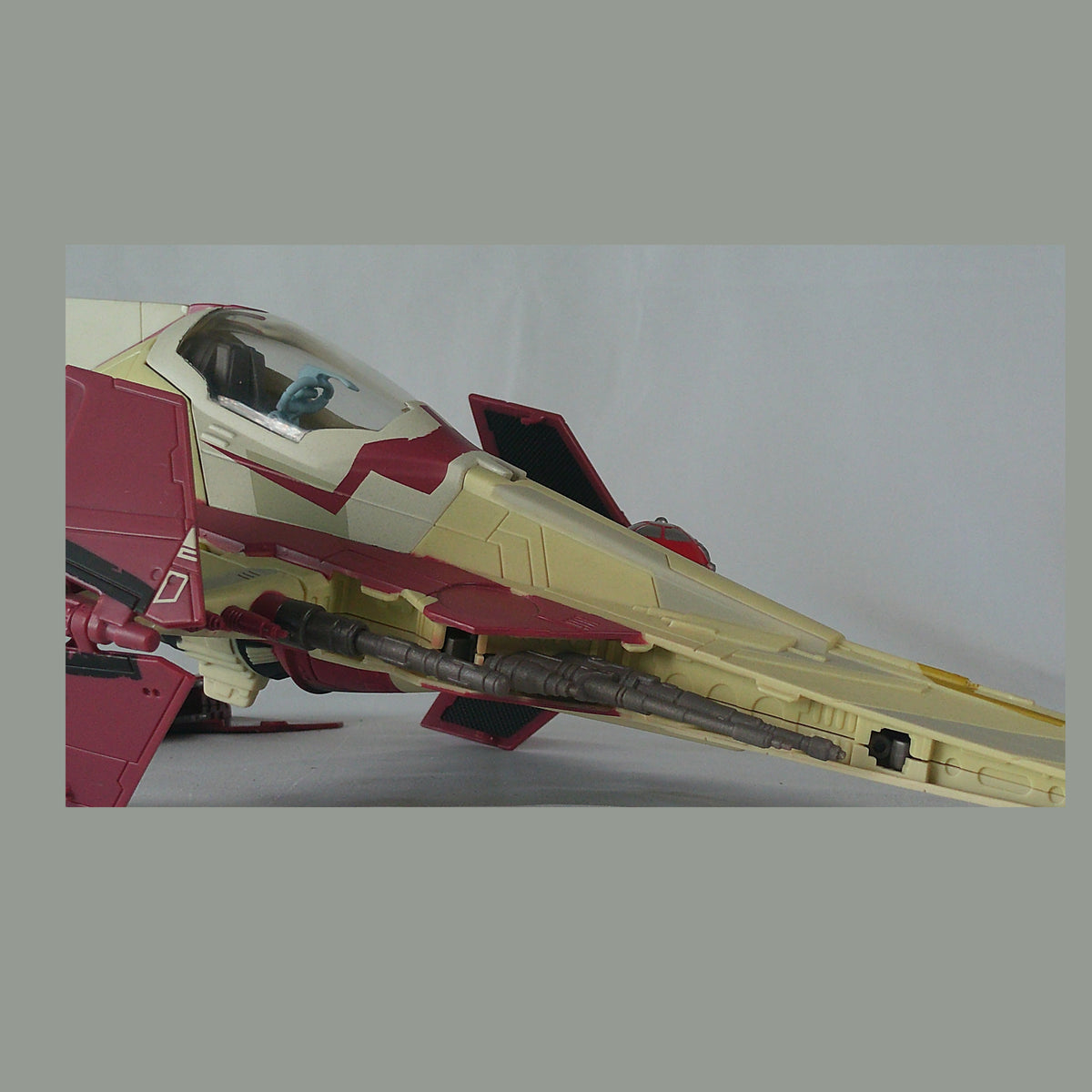 Obi-Wan Kenobi's Jedi Starfighter (Delta-7) - Star Wars Attack of the Clones, Hasbro 2002, Loose