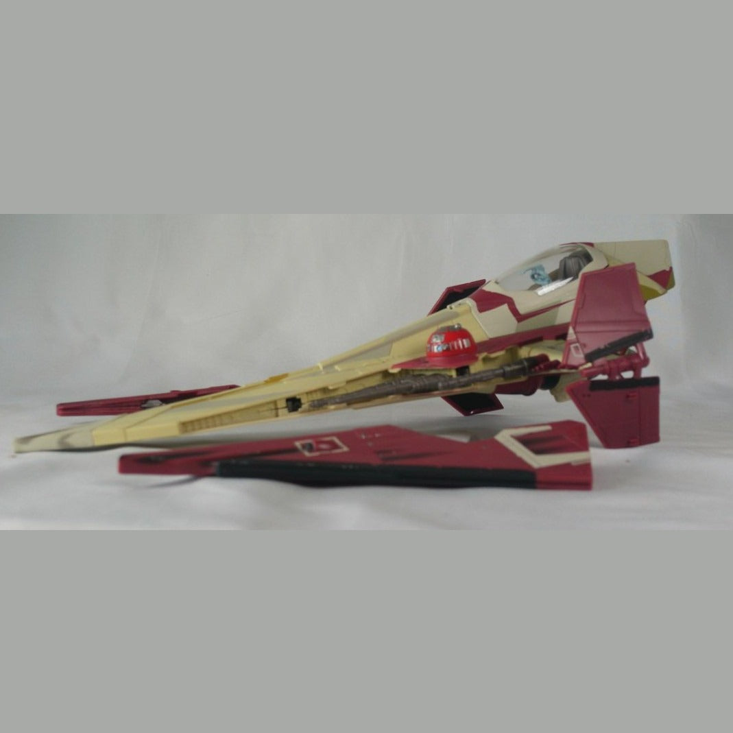 Obi-Wan Kenobi's Jedi Starfighter (Delta-7) - Star Wars Attack of the Clones, Hasbro 2002, Loose