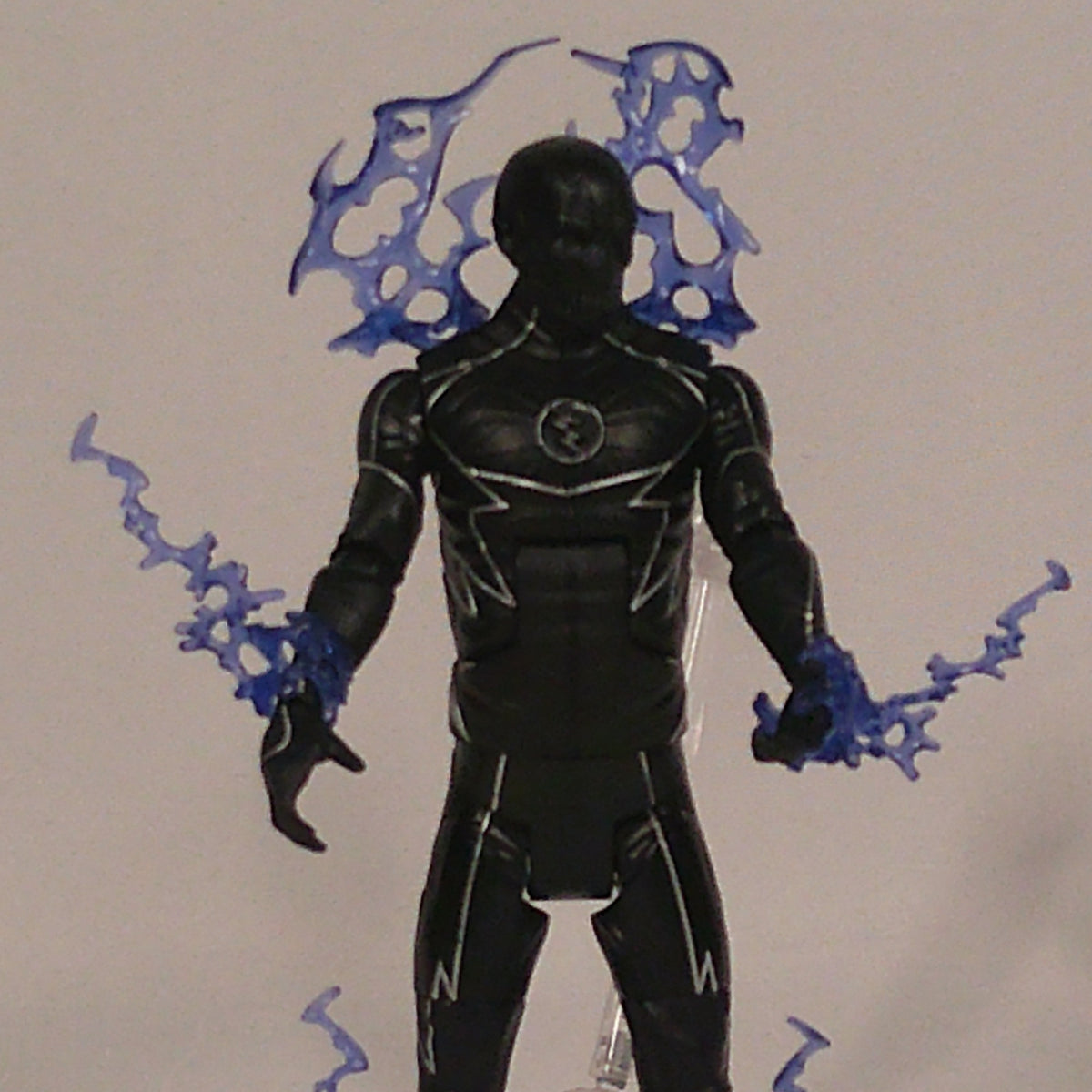Black Flash DC Multiverse figure, rear view