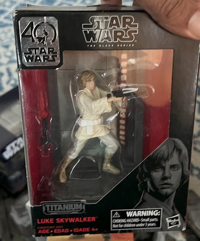 Star Wars Titanium Series Luke Skywalker Die-Cast — 40th Anniversary — Sealed