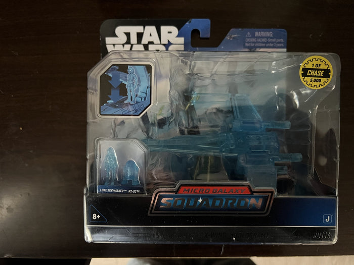 Star Wars Micro Galaxy Squadron Luke Skywalker's X-Wing Hologram #0114 — Chase 1 of 5,000 — Sealed