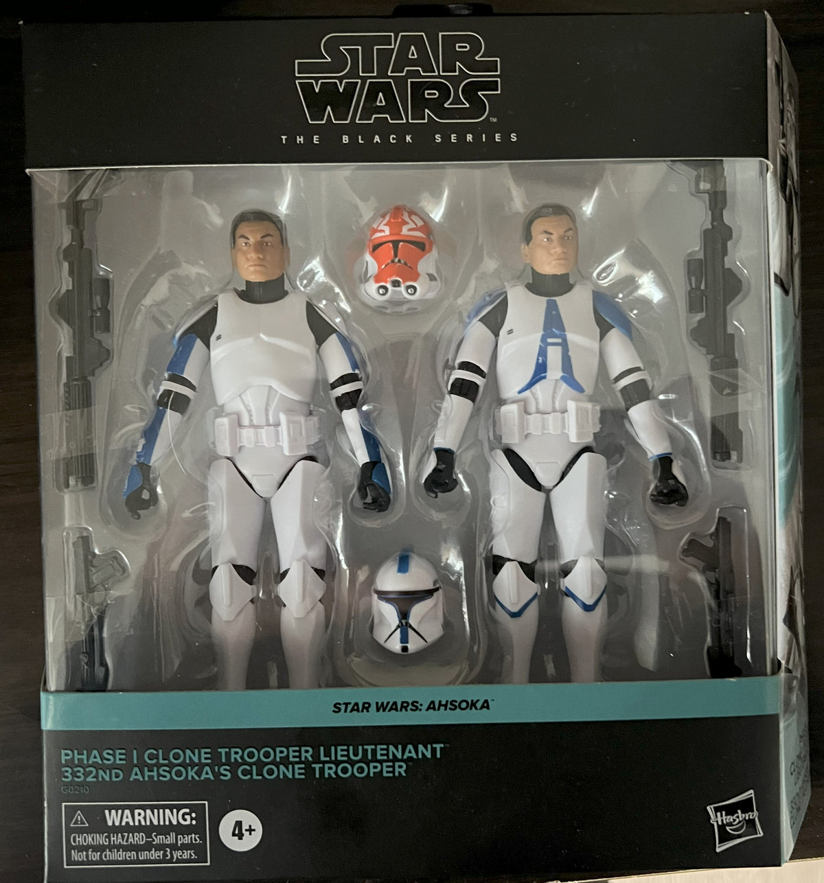 Star Wars Black Series Phase I Clone Trooper Lieutenant & 332nd Ahsoka's Clone Trooper 2-Pack, sealed in box