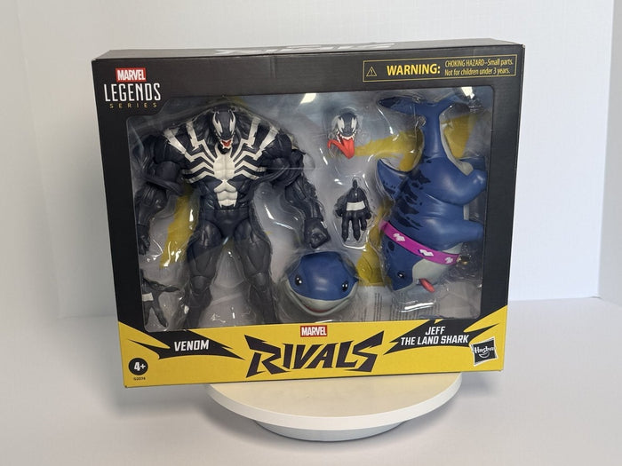 Marvel Legends Rivals — Venom & Jeff the Land Shark 2-Pack (6-Inch, Sealed)