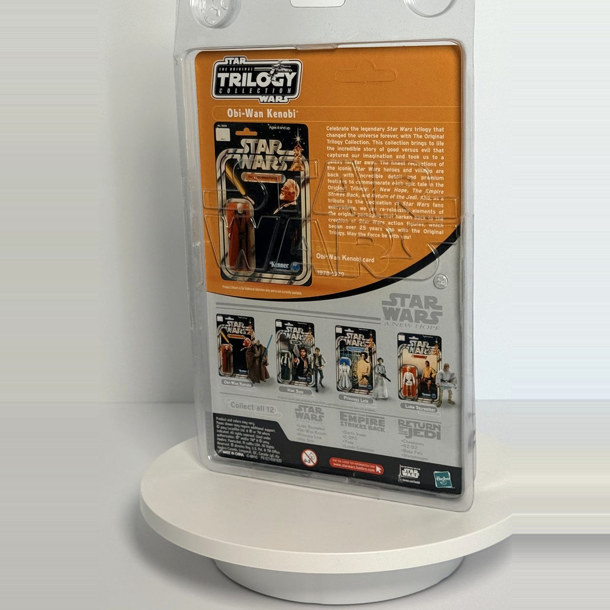 Card back showing the Original Trilogy Collection artwork