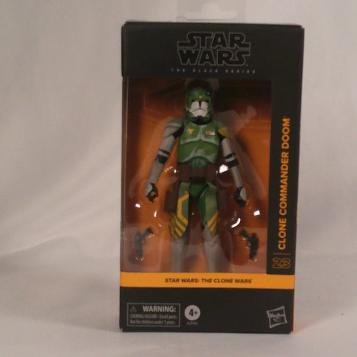 Star Wars The Black Series — Clone Commander Doom #23 (Clone Wars, Sealed)