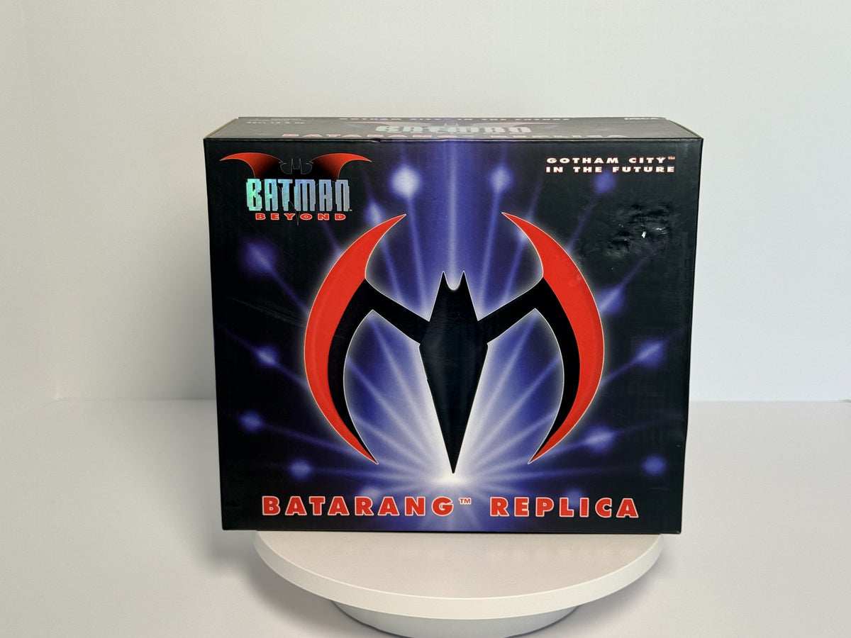 Batman Beyond Batarang prop replica box, front